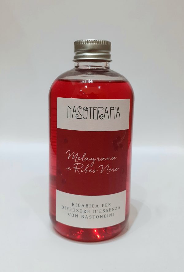 Nasoterapia Ricarica Per Diffusore Bastoncini MELAGRANA E RIBES NERO 250ml
