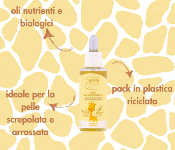 Olio da Massaggio Camomilla e Calendula 50 ml