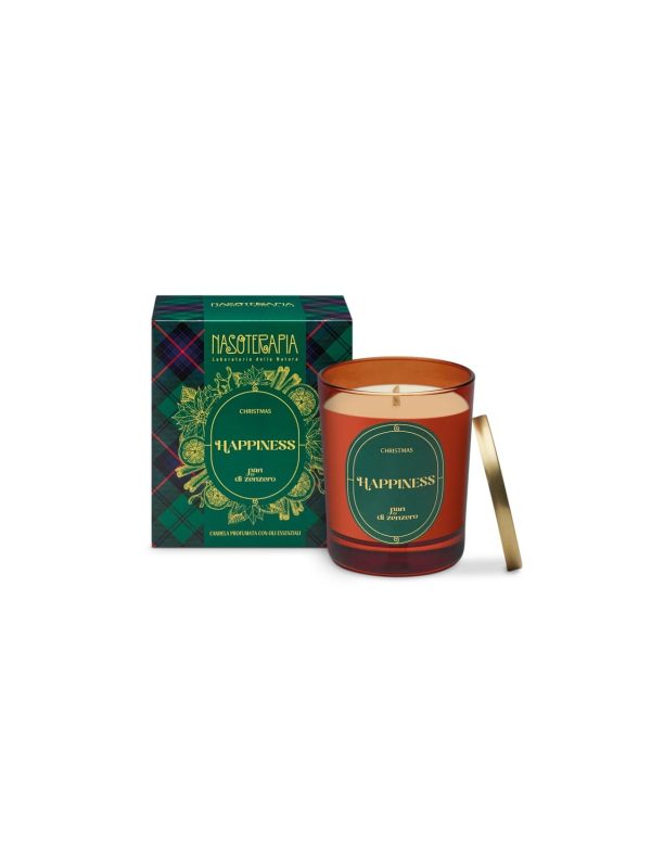 Candela Profumata Christmas Happiness Pan di zenzero