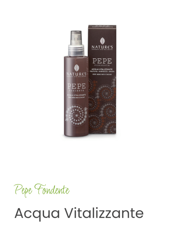 Acqua Vitalizzante Profumata 
PEPE FONDENTE