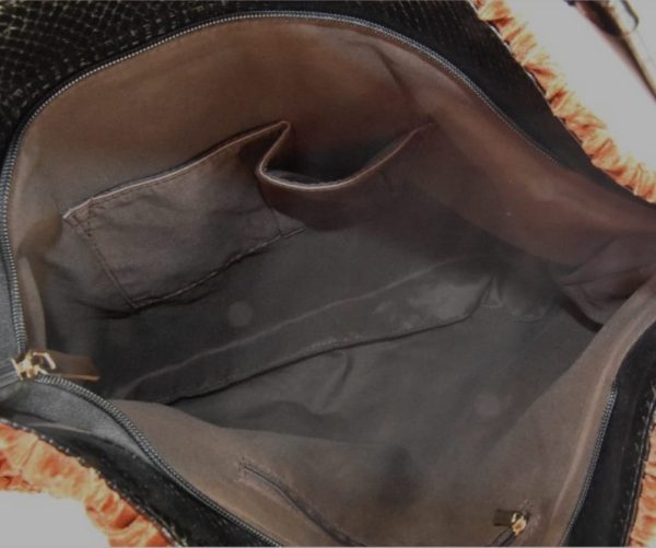 Borsa a spalla in velluto - Image 2