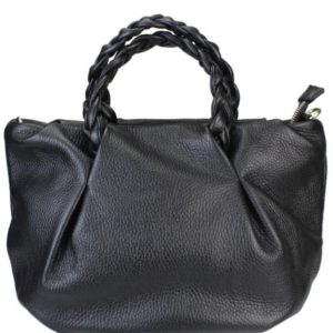 Borsa a mano vera pelle con tracolla removibile