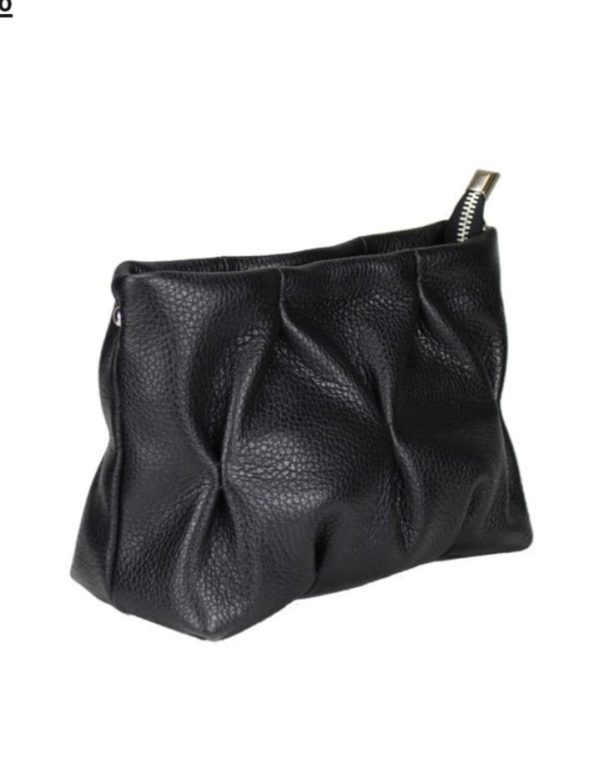 Pochette vera pelle con tracolla removibile - immagine 2