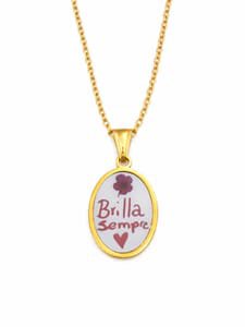 Collana Donna ciondolo "brilla sempre"