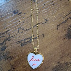 Collana Donna ciondolo "love u"