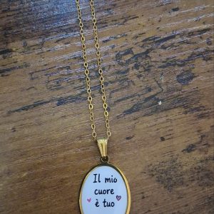 Collana Donna ciondolo "Il mio cuore è tuo"