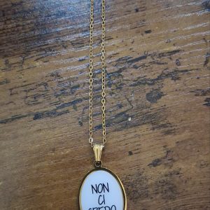 Collana Donna ciondolo "Non ci credo"